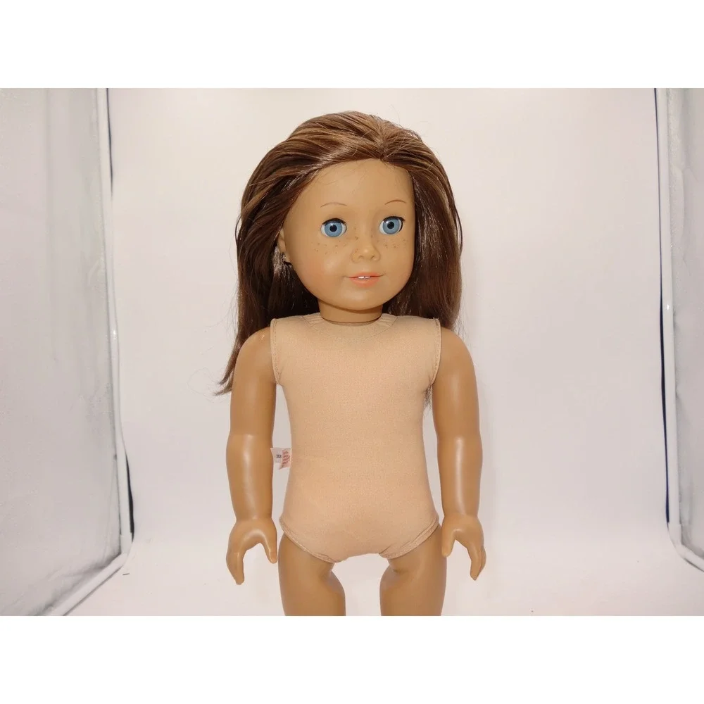 American Girl Doll Truly Me Brown Hair Blue Eyes Freckles 18 Inch Loose